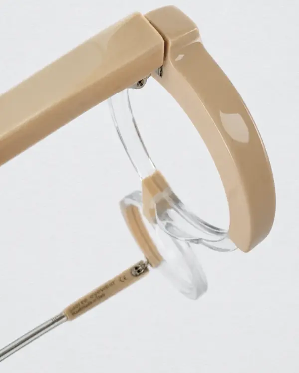Lunettes Pierre Eyewear HABIB coloris Crystal Cream