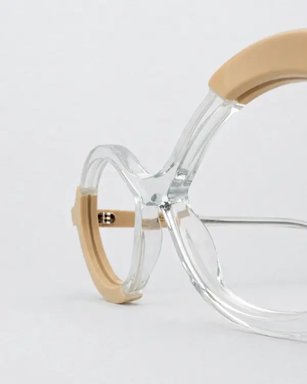 Lunettes Pierre Eyewear HABIBA coloris Crystal Cream