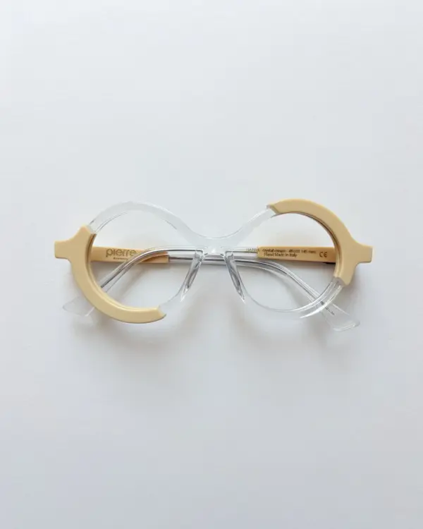 Lunettes Pierre Eyewear HABIBA coloris Crystal Cream