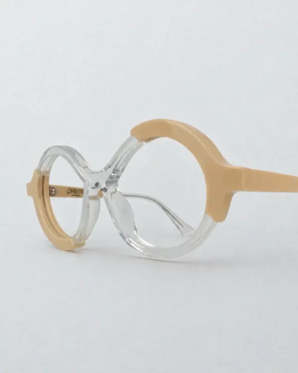 Lunettes Pierre Eyewear HABIBA coloris Crystal Cream