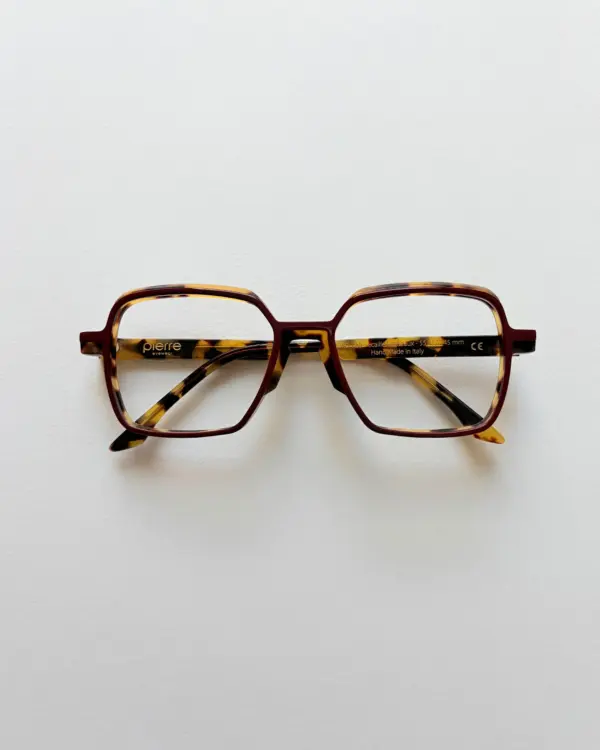 Lunettes Pierre Eyewear ZORO T.55 coloris Ecaille Bordeaux