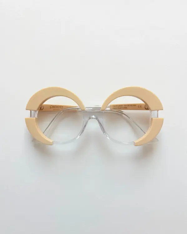 Lunettes Pierre Eyewear MY LOVE coloris Cristal Crème