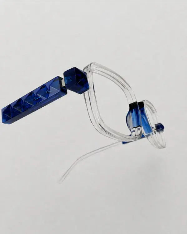 Lunettes Pierre Eyewear KHEOPS coloris Cristal Bleu