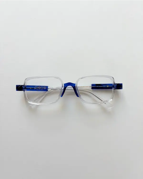 Lunettes Pierre Eyewear KHEOPS coloris Cristal Bleu