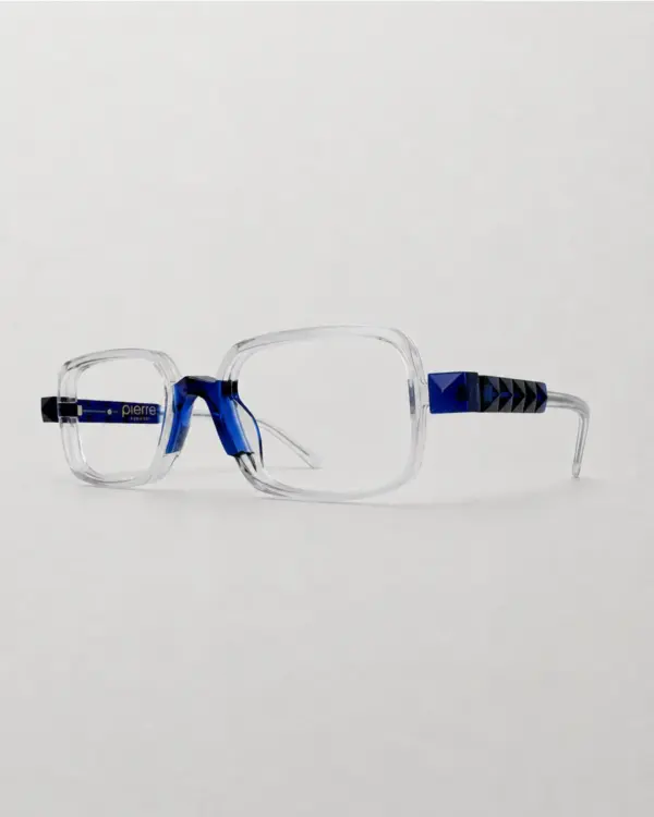 Lunettes Pierre Eyewear KHEOPS coloris Cristal Bleu