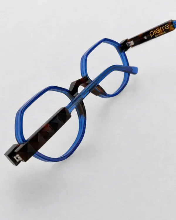 Lunettes Pierre Eyewear KHEPHREN coloris Bleu Ecaille