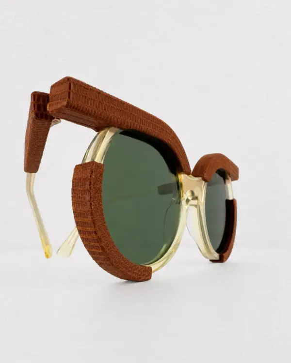 Lunettes Pierre Eyewear LEATHER 2 coloris Yellow