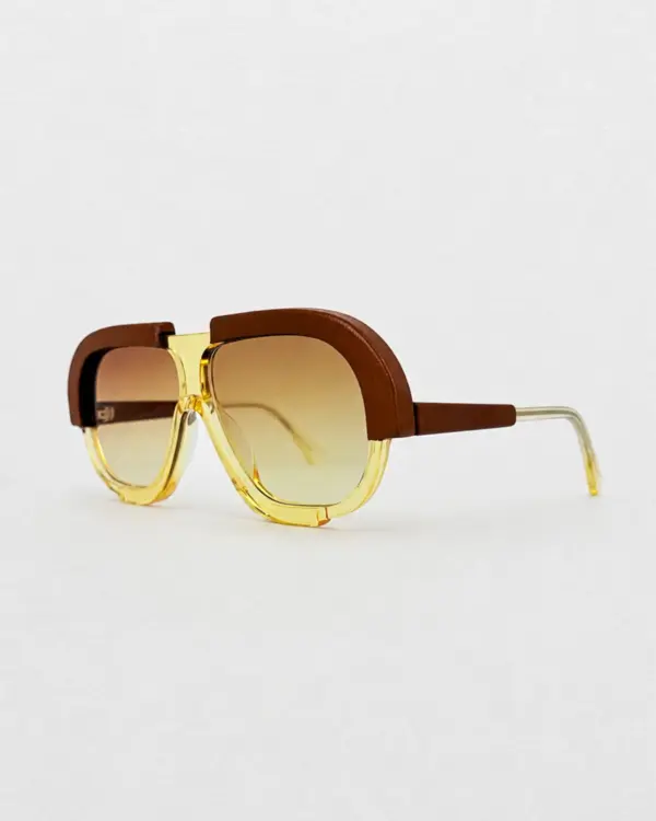Lunettes Pierre Eyewear LEATHER 4 coloris Yellow