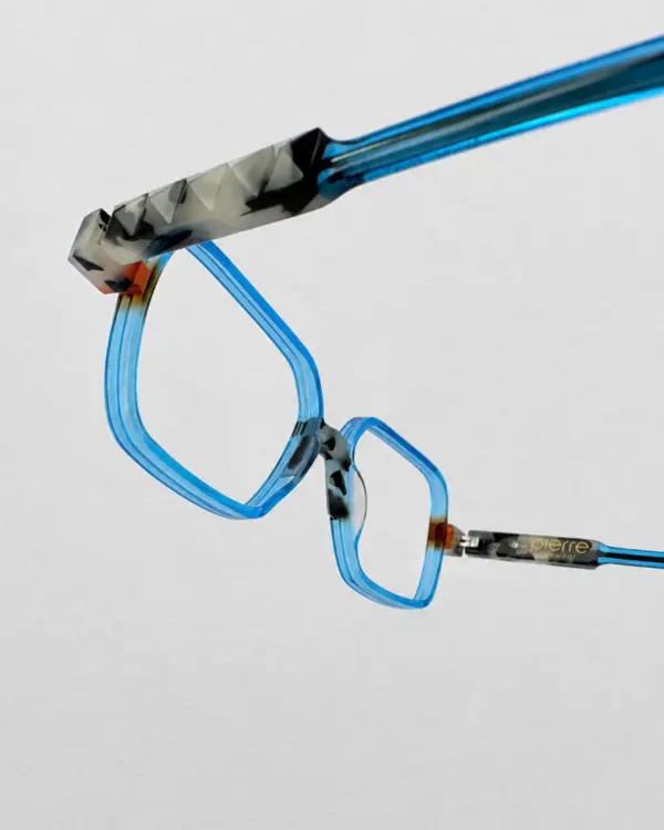 Lunettes Pierre Eyewear MYKERINOS coloris Aqua Tokyo