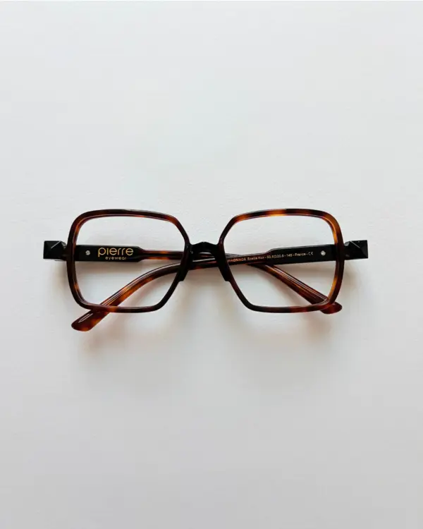 Lunettes Pierre Eyewear MYKERINOS coloris Ecaille Noir