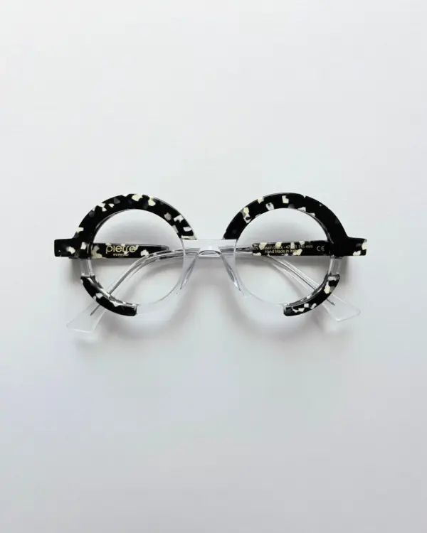 Lunettes Pierre Eyewear IMEN coloris Cream Black