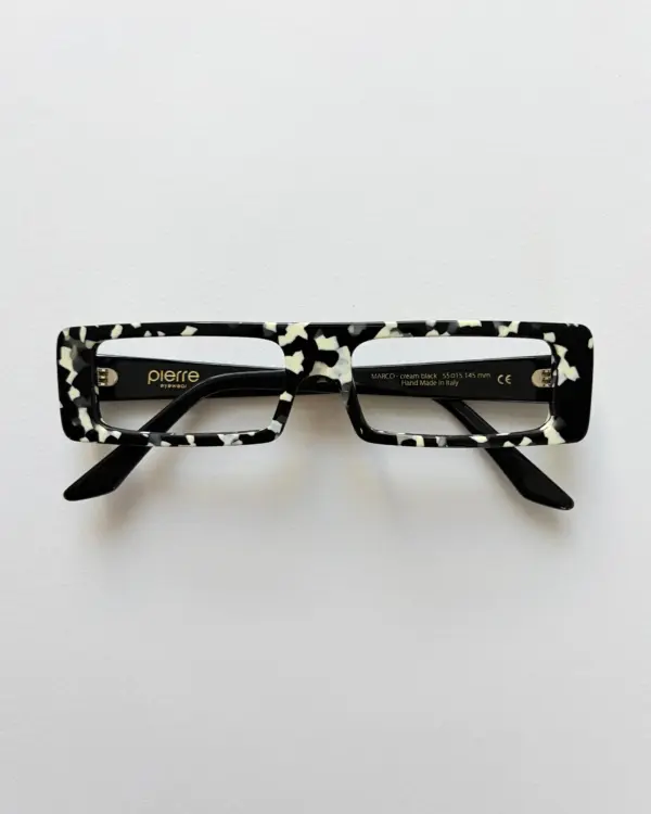 Lunettes Pierre Eyewear MARCO coloris Cream Black
