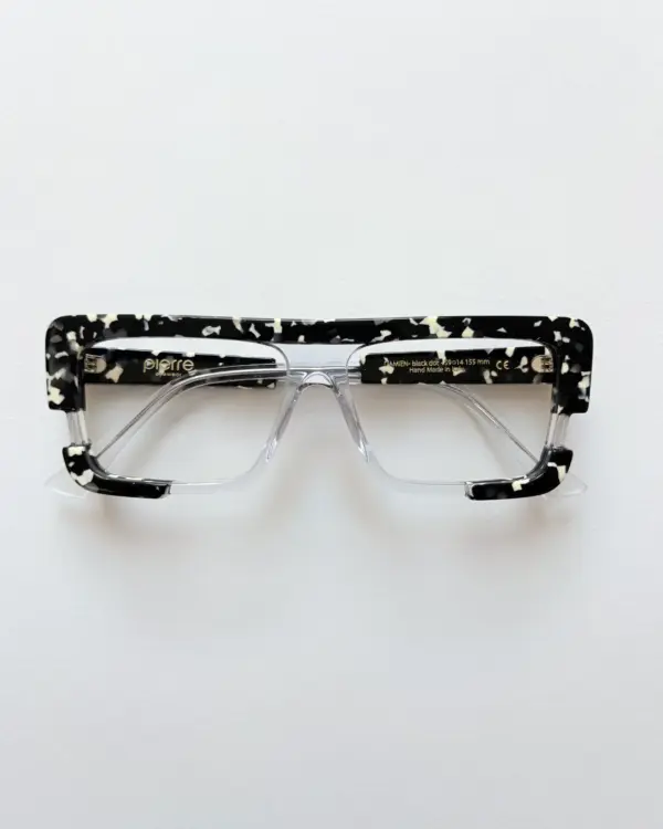 Lunettes Pierre Eyewear DAMIEN coloris Cream Black