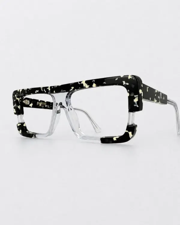 Lunettes Pierre Eyewear DAMIEN coloris Cream Black