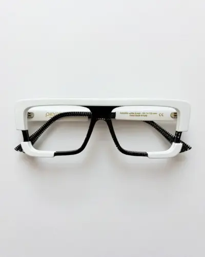 Lunettes Pierre Eyewear DAMIEN coloris White Noir
