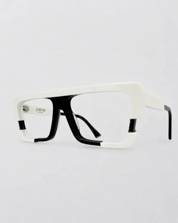 Lunettes Pierre Eyewear DAMIEN coloris White Noir