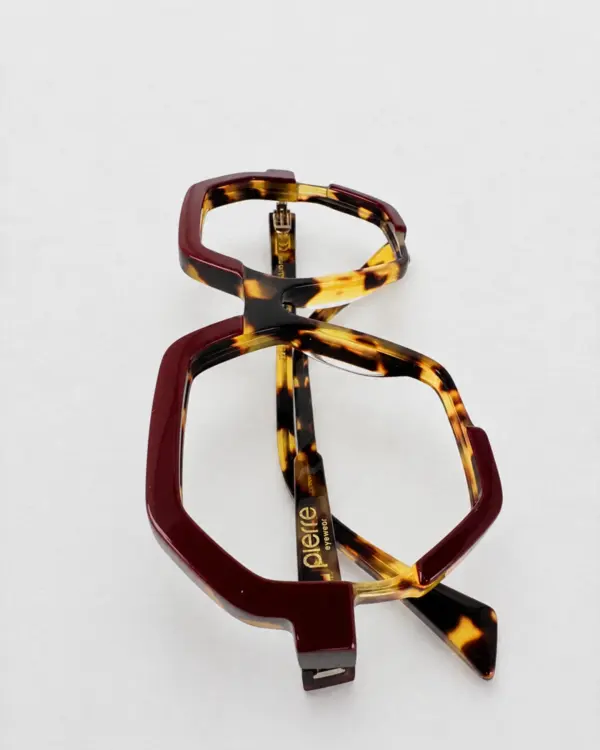 Lunettes Pierre Eyewear GRACE LIGHT coloris Ecaille Bordeaux