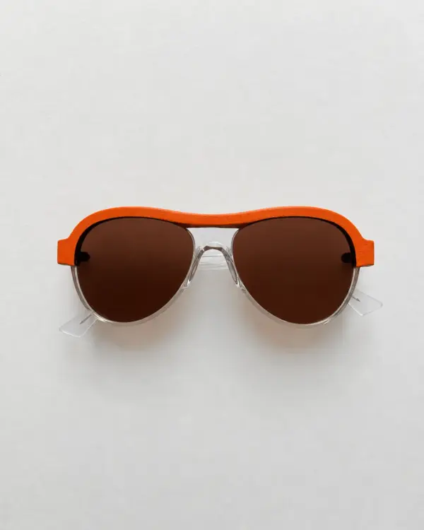 Lunettes Pierre Eyewear LEATHER 6 coloris Orange
